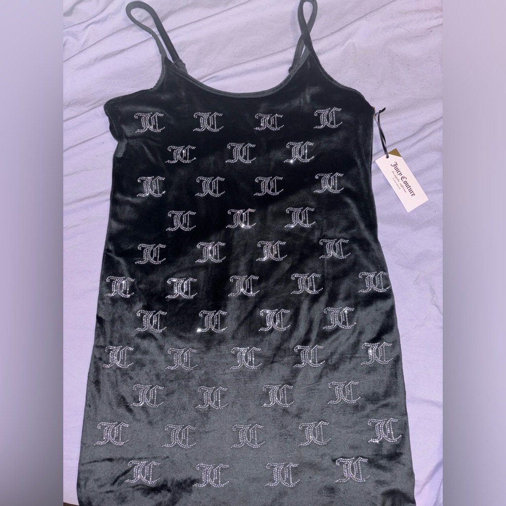 Black velvet juicy couture nightgown